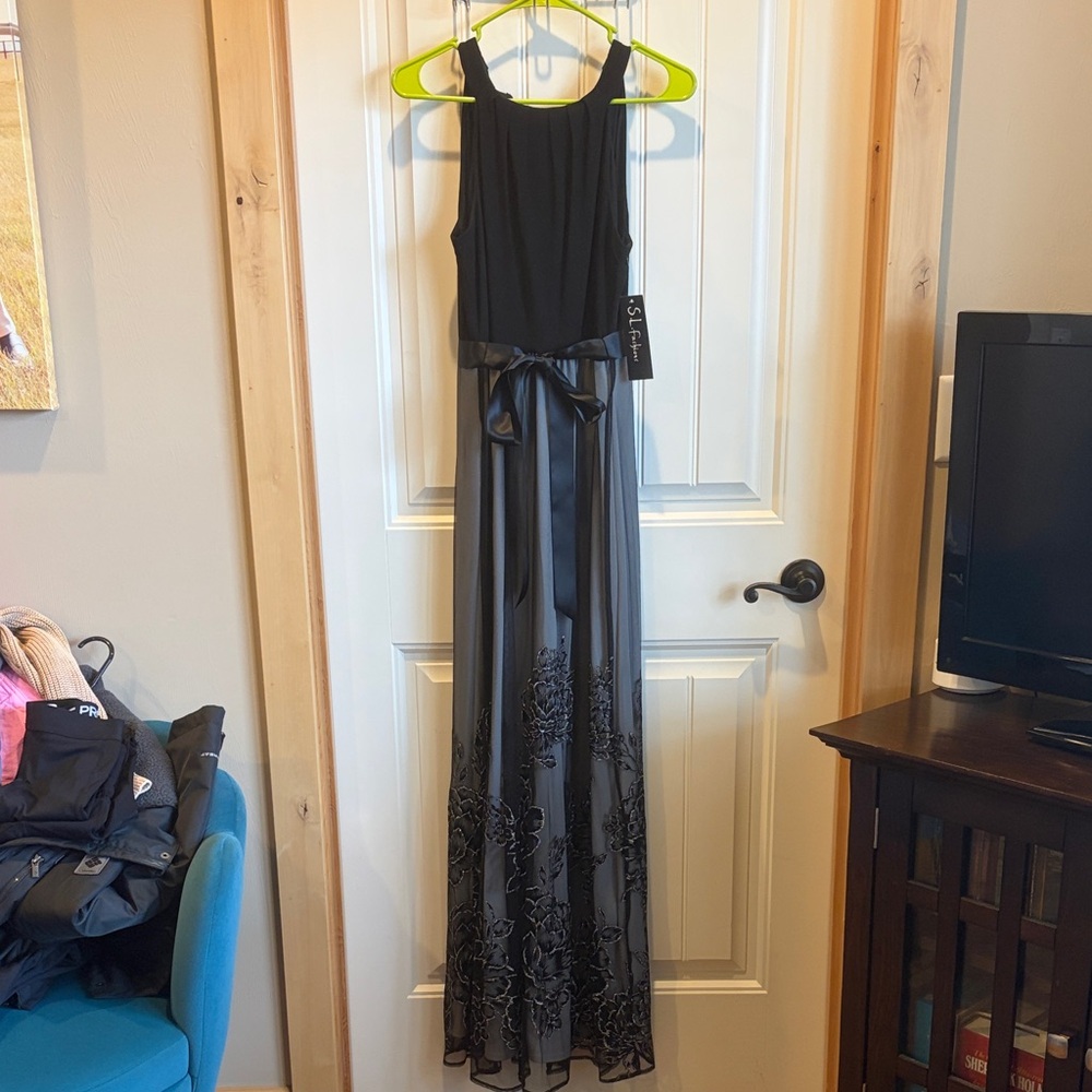 Elegant Black Evening Gown
